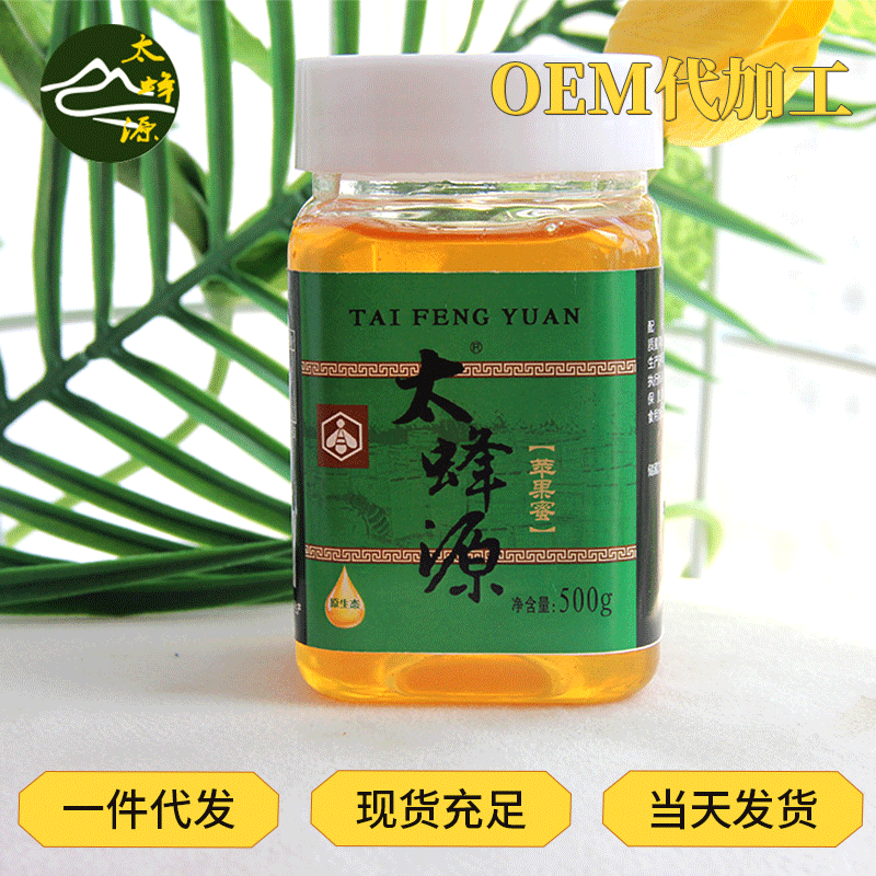 Manufactor Source of goods Own Cooperative OEM machining honey bulk Apple Honey wholesale 500g Apple honey