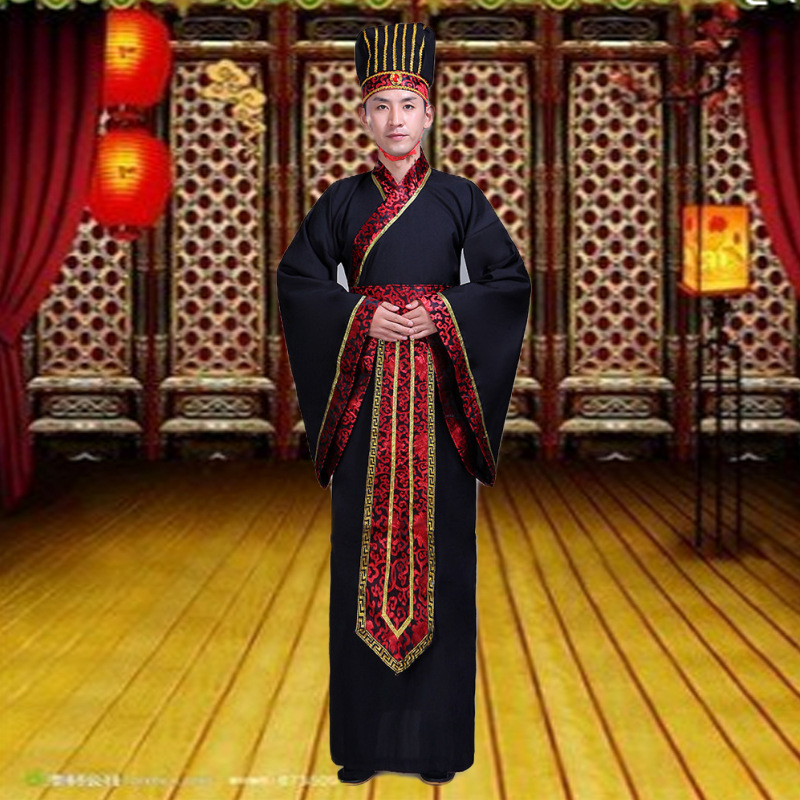 Ancient Costume Tang Dynasty emperor costume Qin dynasty Han costume ancient dragon robe costume Prince costume costume performance costume adult male