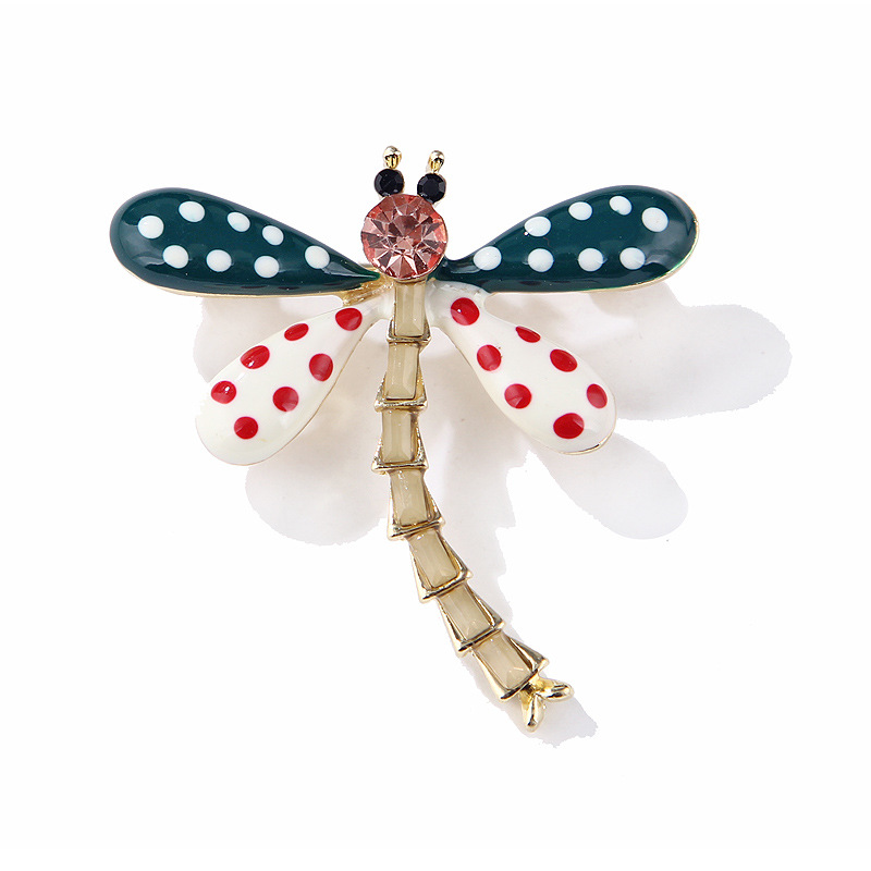 Fashion Dragonfly Alloy Inlay Rhinestones Unisex Brooches display picture 3