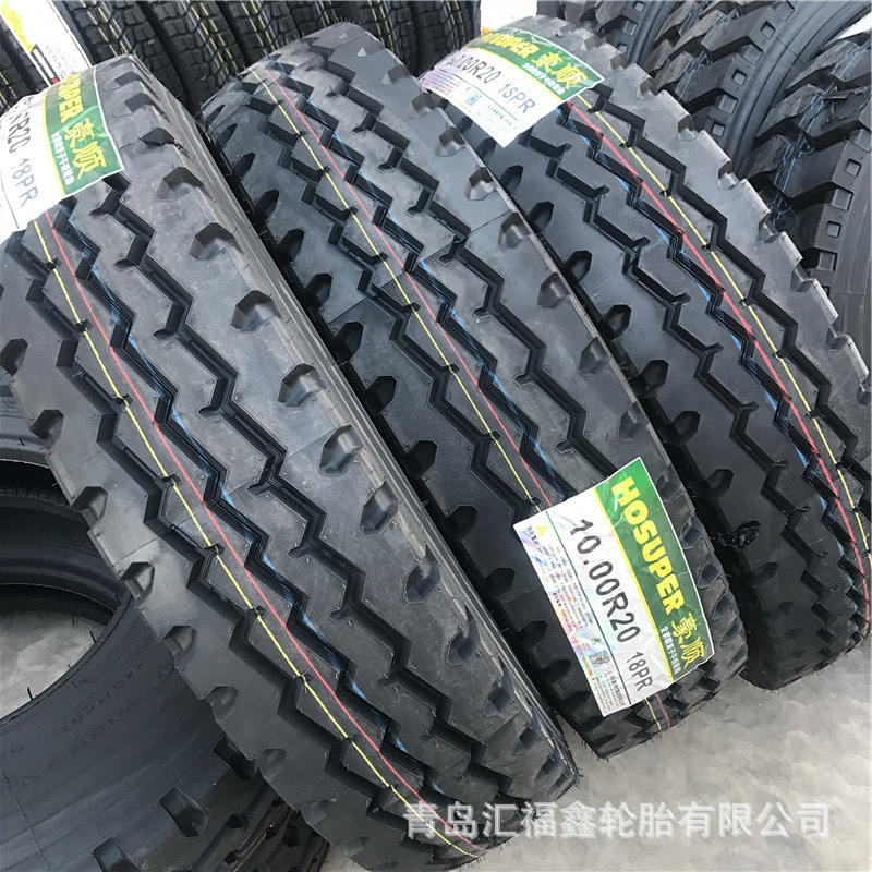 供应钢丝卡车轮胎10.00R20 1000R20 随车吊汽车吊轮胎 支持出口