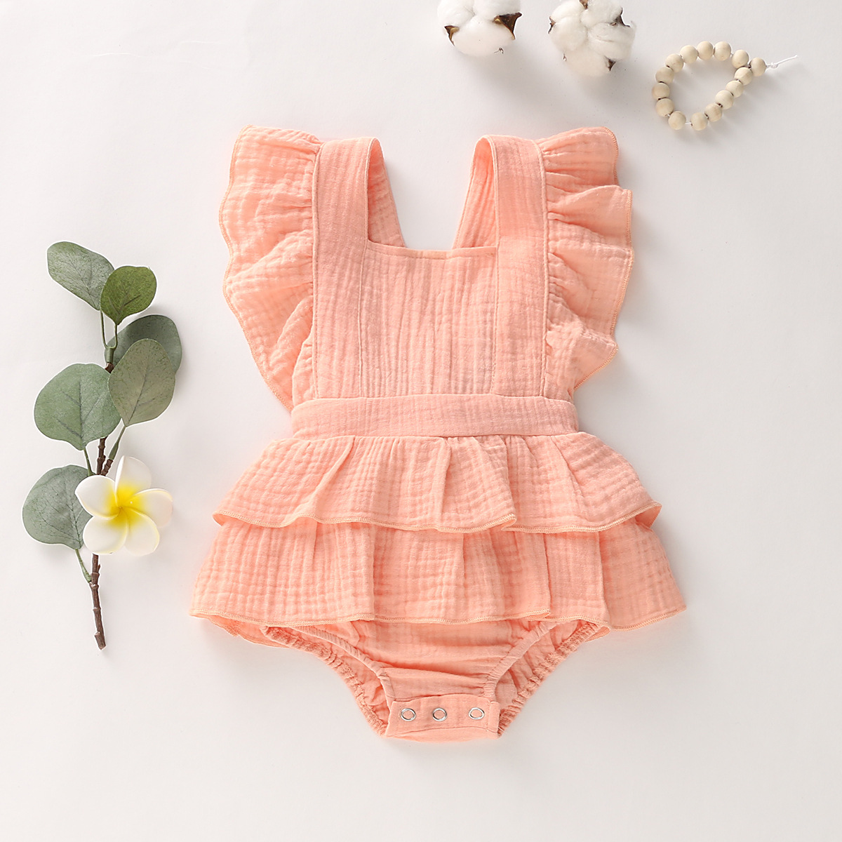 Butterfly Bow Baby Romper