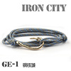 Hot -selling European and American fashion personality retro Viitian Miansai style navy wind fish hook anchor bracelet