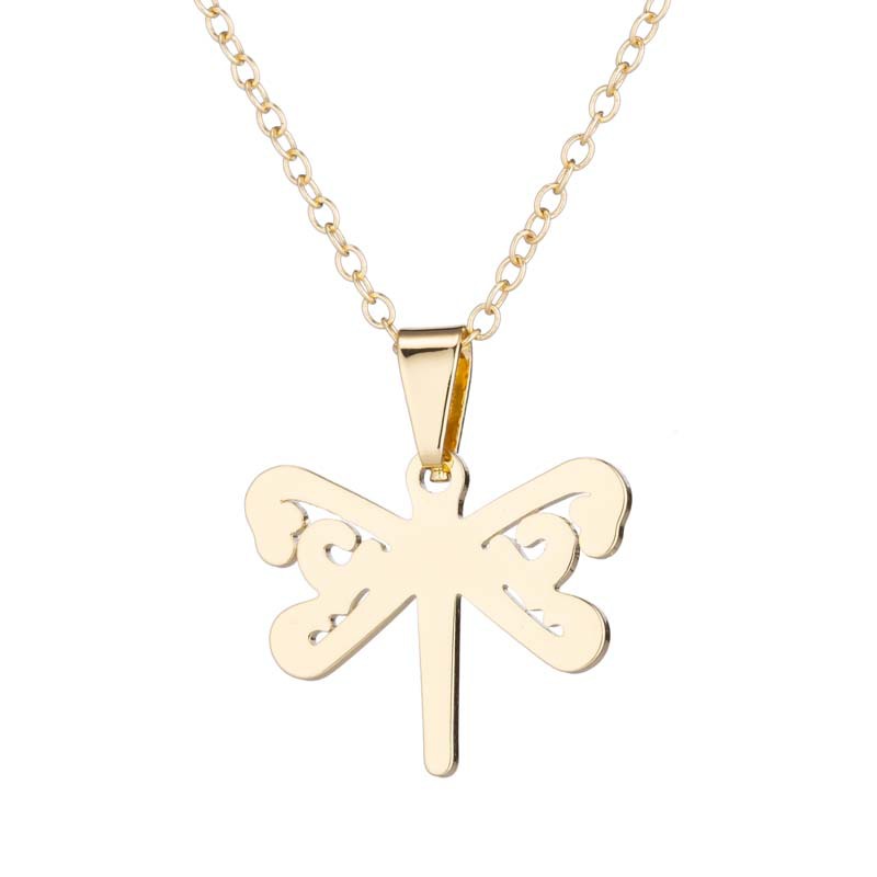 Fashion Dragonfly Stainless Steel Plating Jewelry Set 2 Pieces