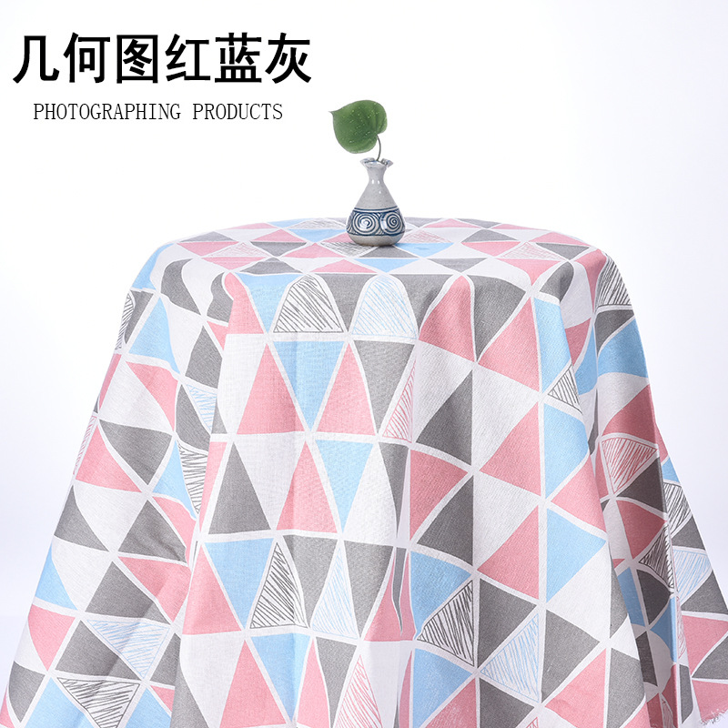 Geometric map red blue gray-encrypted model