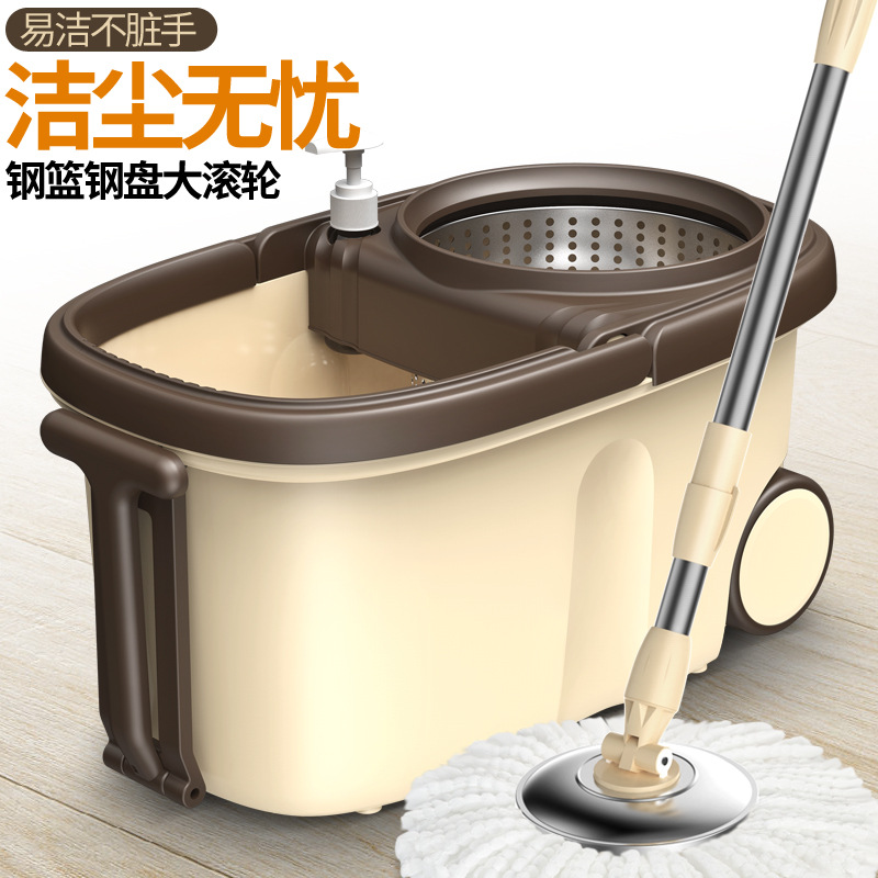 wholesale customized rotate Mop Hand wash Mop suit Mop bucket Mop Large wheel mop