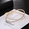 Three dimensional universal bracelet, suitable for import, diamond encrusted