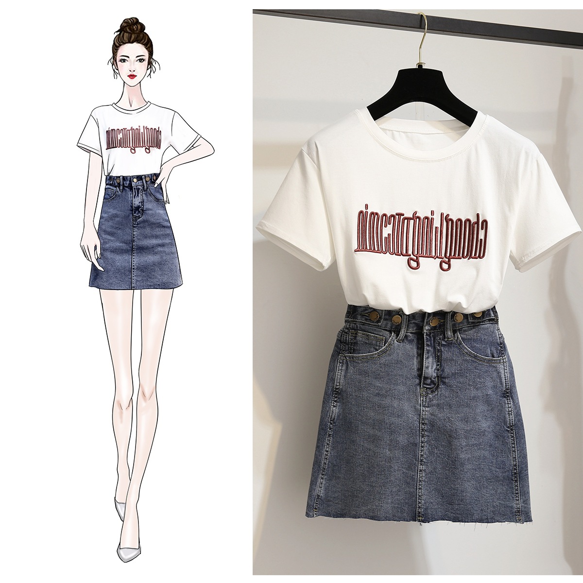 Costume femme UNE GéNéRATION en Mélange de coton - Ref 3334707 Image 1