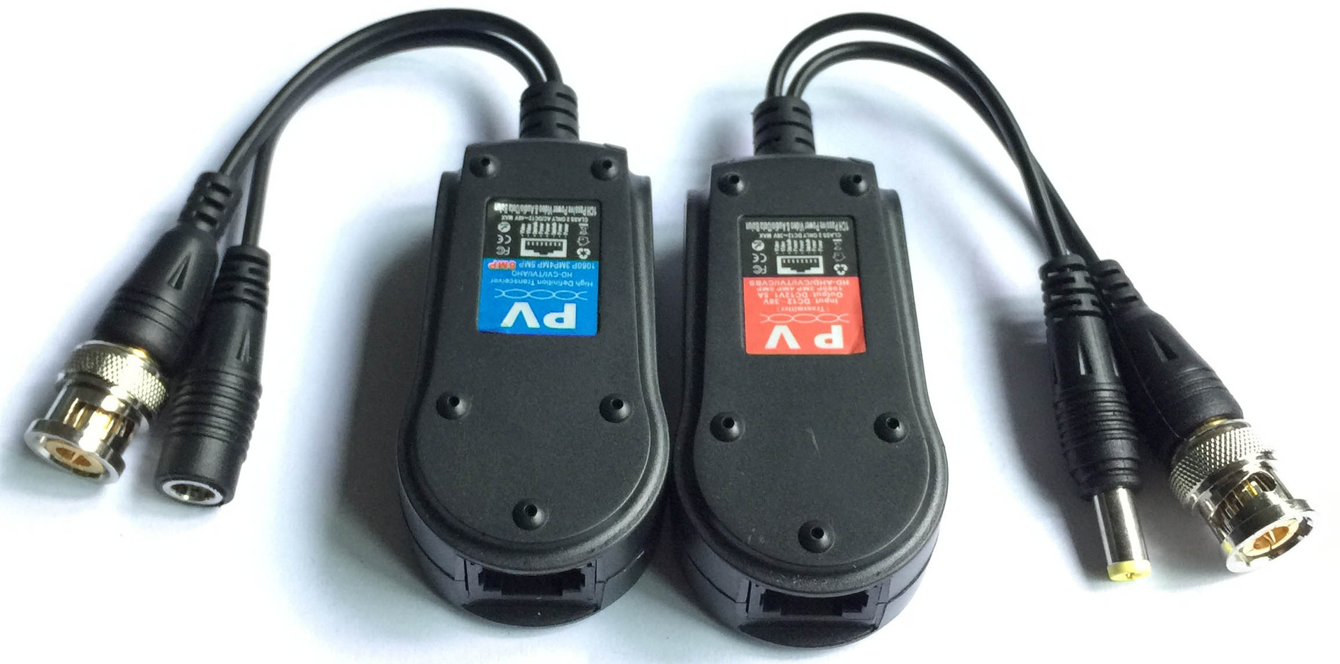 UTP BALUN 48V远距离供电HD CVI TVI AHD 高清视频双绞线传输器