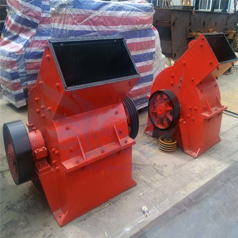 移动小型强力废玻璃锤式破碎机 辉长岩单段矿山制沙磕石块机设备