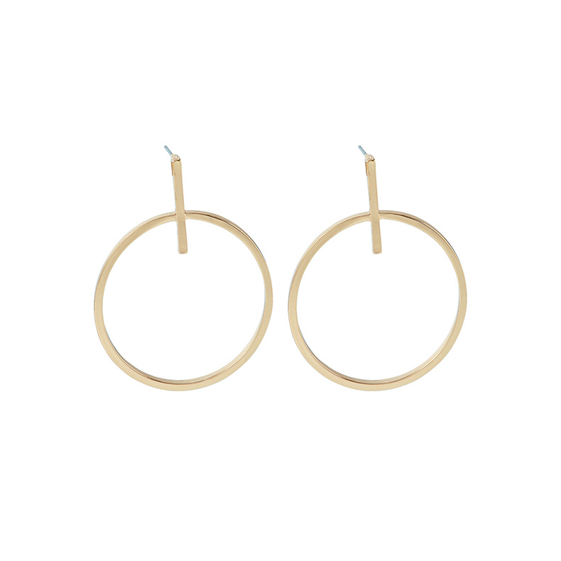 New Simple And Elegant Temperament Hollow Earrings Fashion Street Shooting Earrings Wholesale Nihaojewelry display picture 10