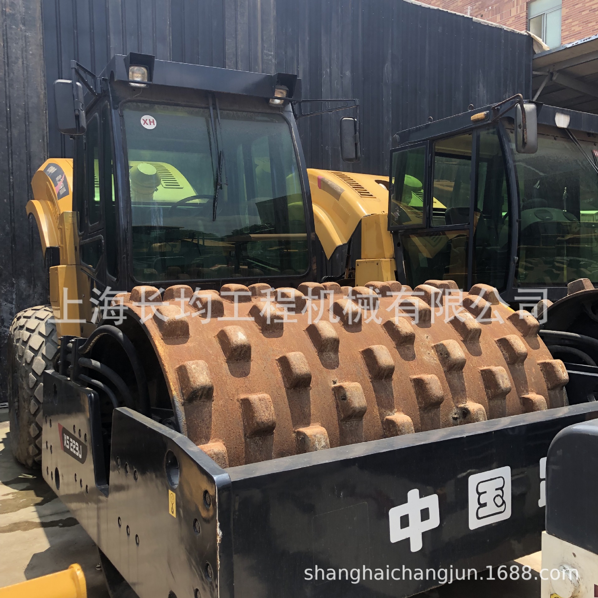 徐工XS223J压路机 徐工22吨羊角碾振动压路机价格 凹凸块压路机