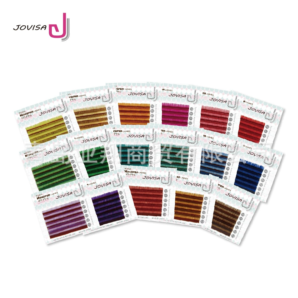 Rainbow curling false eyelashes to create double eyelids for extension, 3D