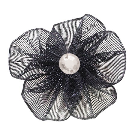 Yao Ming tejido a mano 3cm cinta flor horquilla accesorios decorativos DIY hecho a mano material de producción creativa cinta flor