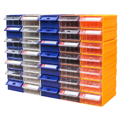 Boxed drawer-type parts box jewelry storage box plastic component box combined box hardware tool classification box