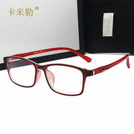新款防蓝光平光镜 学生时尚装饰眼镜 方框经典平光镜013
