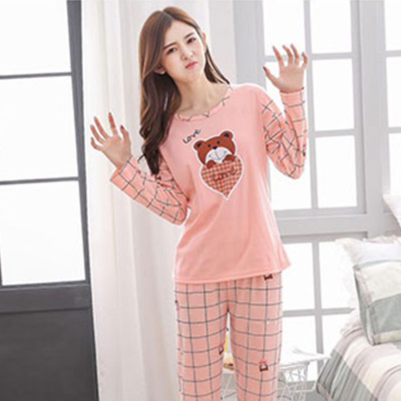 XNE-方格熊长袖套装-(5)