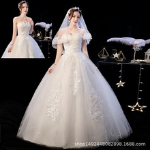 苏州婚纱虎丘婚纱礼服2025新款新娘抹胸大码简约婚纱森系梦幻公主