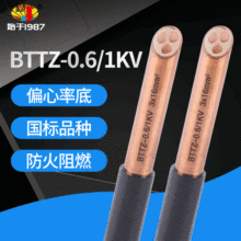BTTZ銅芯銅護套氧化鎂絕緣重載防火電纜 礦物質絕緣柔性電纜
