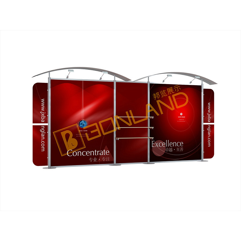 便携式可拆装展示架 巡展展示器材展览展架  铝材制作搭建