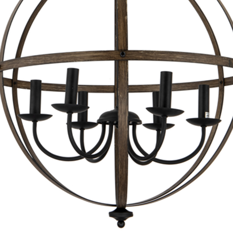 客厅吊灯简约现代大气家用吊灯创意个性餐厅铁艺地球仪吊灯