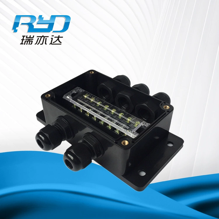 Ruiyida 100*68*50 два-в трех-вне пятиходовой кабельной проводки Клеммная коробка на открытом воздухе силы водоустойчивая распределительная коробка