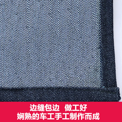 Adult denim apron labor protection work apron wear-resistant thickened welding industrial canvas apron work clothes protective clothing