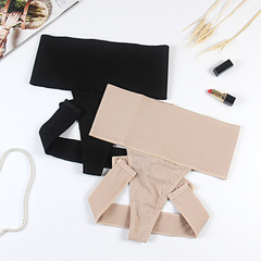 Three-Button Edge-Proof Sexy Double-Dip Hip-Lifting Mesh Abdominal Support Pants High-Waisted Shaping Waist Cincher Inner Thigh Pants for Women