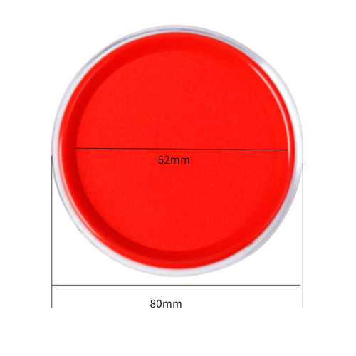 Lixin LX230 ink pad red Indonesian quick-drying seal ink seal press handprint tool ink mud box