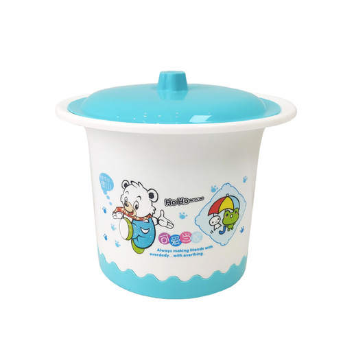 Children's toilet seat, thickened plastic potty for boys and girls, baby easy-to-use potty with lid, comfortable chamber pot for kids