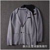 2019 Autumn new pattern knitting leisure time man 's suit Self cultivation Trend Korean Edition Youth suit coat Foreign trade men's wear