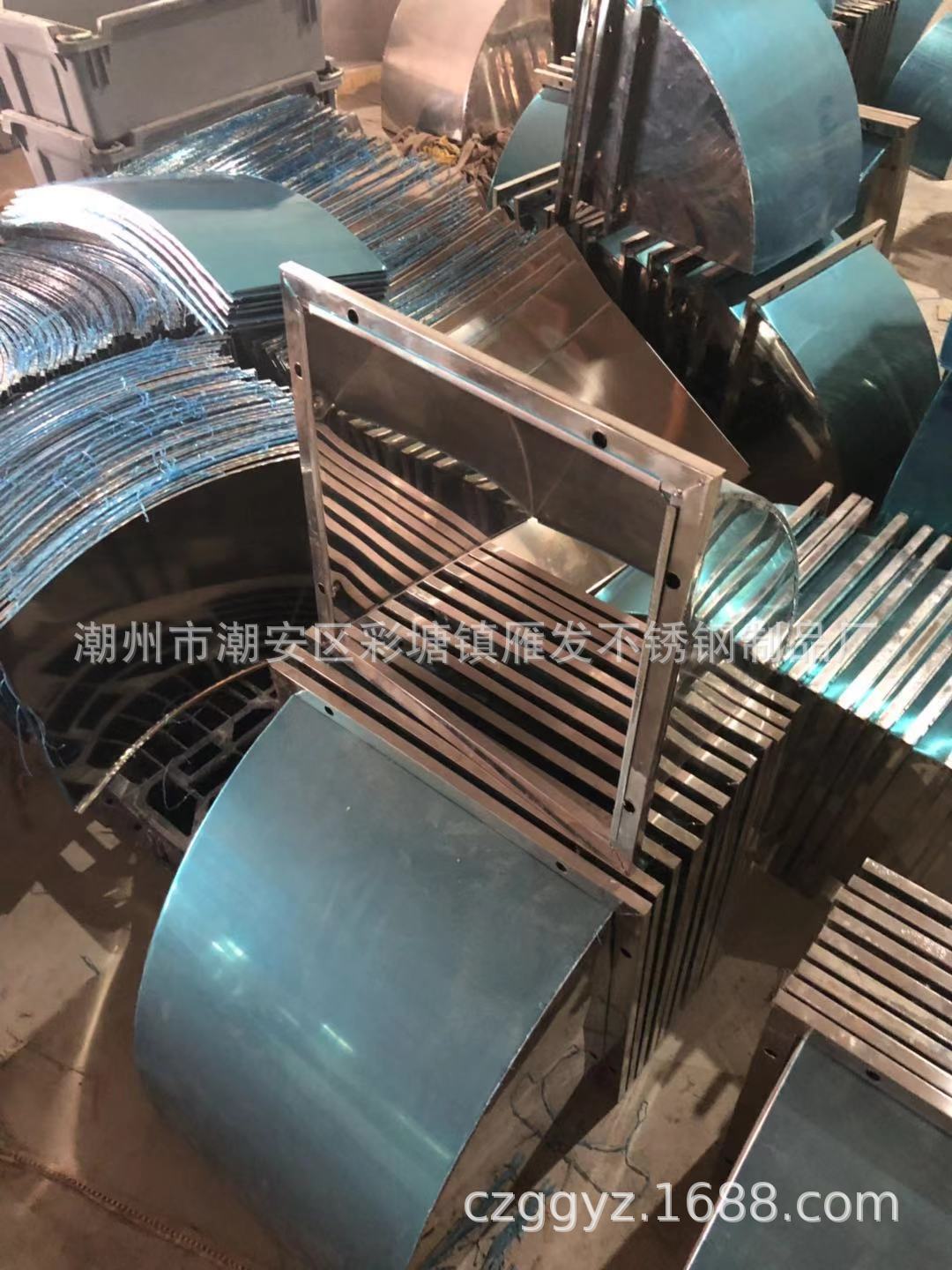 雁发 特厚风帽方型外墙不锈钢风帽 不锈钢防雨换气通风口8寸