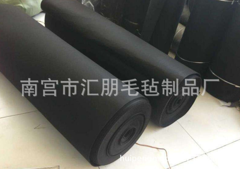 黑色玻璃切割机羊毛毡_全自动切割机台面毛毡 玻璃切割机台面毛毡