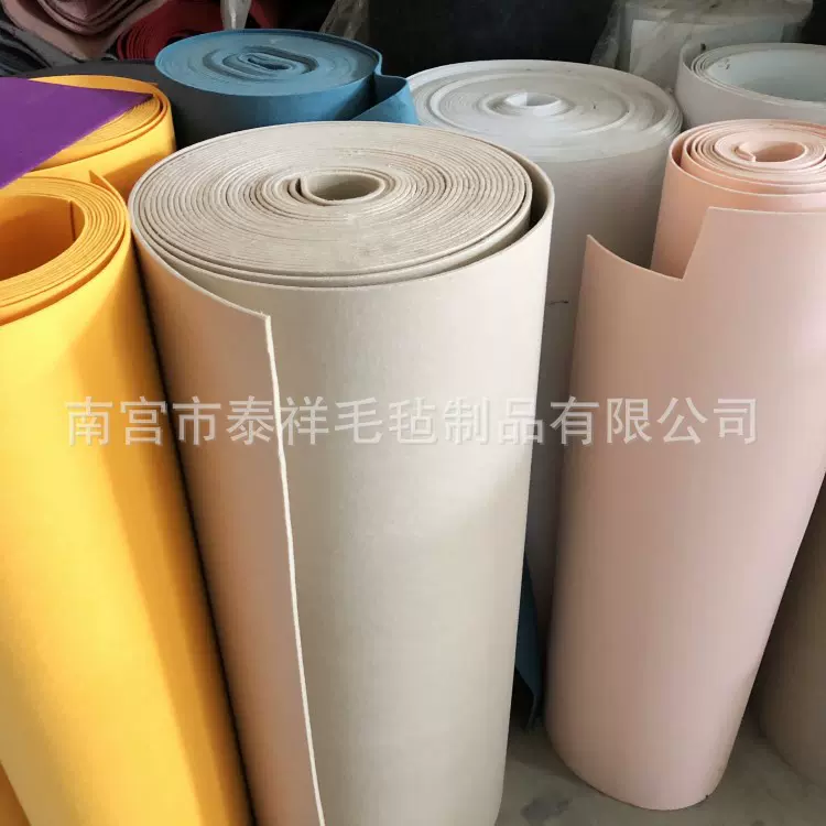 厂家直销优惠毛毡布可做不织布背景布收纳无纺布背胶无纺布