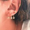 Women's popular porous earrings earrings earrings combination set Eyes, starlight punk new jewelry C0187