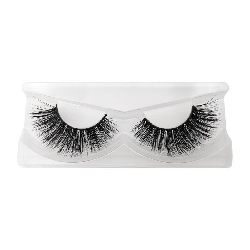 1 Pair Of Mink Hair Natural Thick False Eyelashes display picture 1
