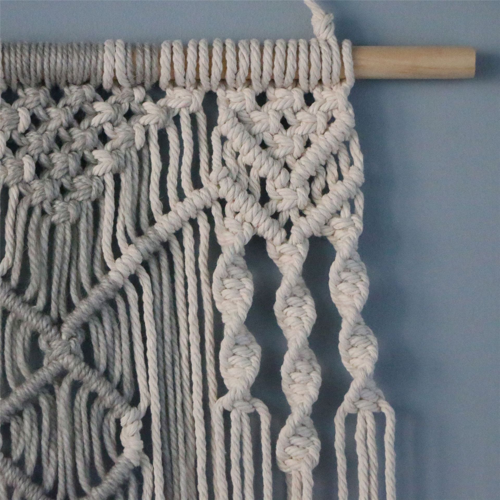 Woven retro tapestry, handmade, boho style