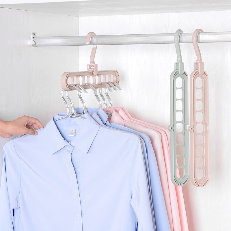 Plastic universal hanger, storage system, trousers, drying rack
