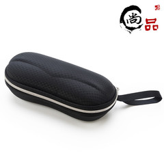 眼鏡盒 黑色太陽鏡盒 EVA拉鏈盒 抗壓菱形大框墨鏡盒 廠家批發