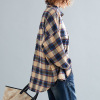 Cardigan for leisure, shirt, Korean style, oversize, loose fit