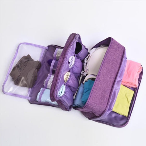2019 New Bra Storage Bag Waterproof Cationic Bra Bag Travel Portable Underwear Socks Organize Storage Bag
