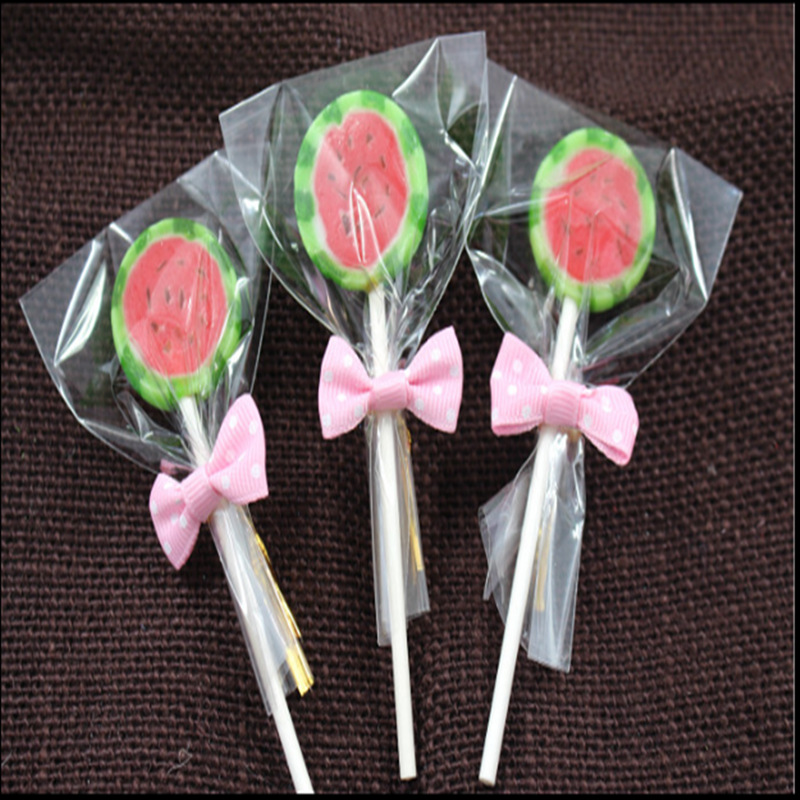 DIY Lollipop bolsa de embalaje galleta caramelo transparente OPP bolsa plana 6*9 plana pequeña bolsa