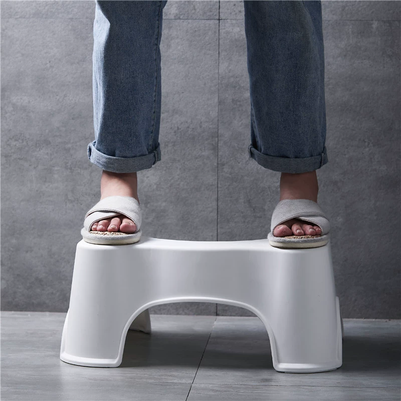 Plastic toilet, white warm footstool, wholesale