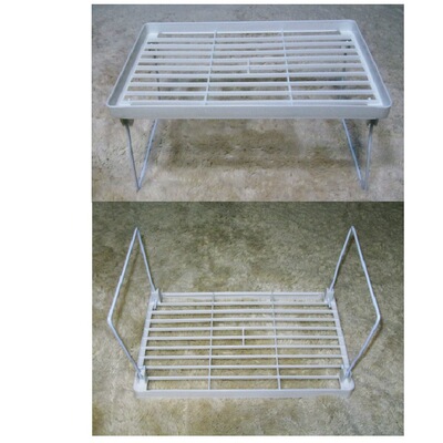 桌面置物架厨房下水槽储物塑料办公冰柜收纳分隔板整理小架子