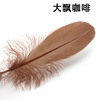 Manufacturer's spot supply full fleece feather catcher network material handmade decoration color feathers DIY Diao Duck duck hair