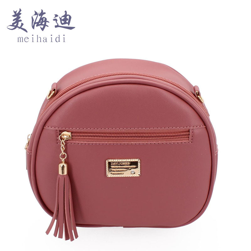 韩国代购夏季新款女包拉链圆形小包秀秀百搭手提单肩斜跨包女小包