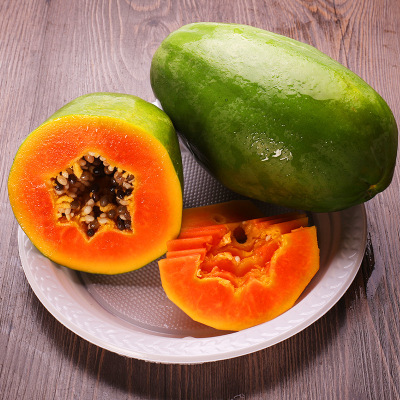 Papaya fresh Tropical fruit Peel Red Papaya On behalf of