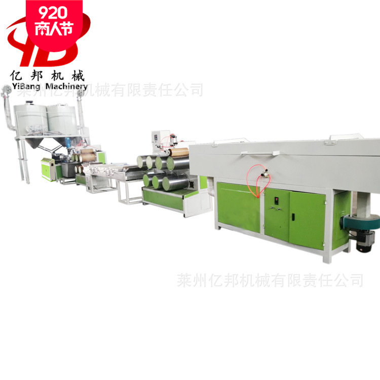 SJLPET塑料圆丝拉丝机组毛刷扫把丝挤出拔丝机械设备价钱优惠