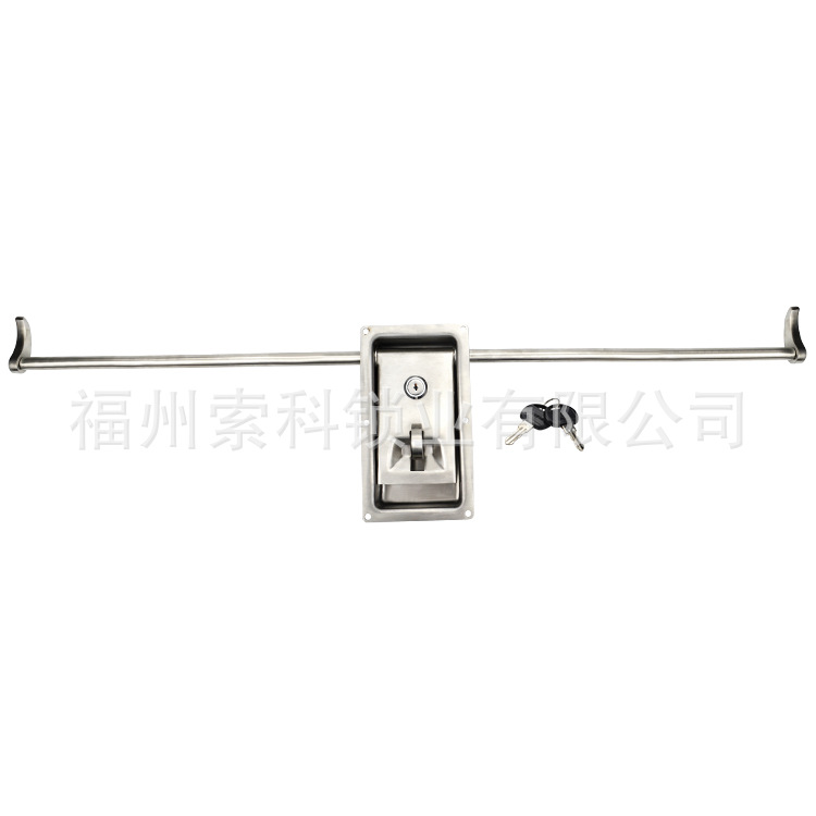 不锈钢锁具 集装箱冷藏车厢船舶后门锁 把手锁 连杆式锁具 BS805