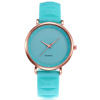 Fashionable silica gel watch strap, trend quartz watches for leisure, simple and elegant design