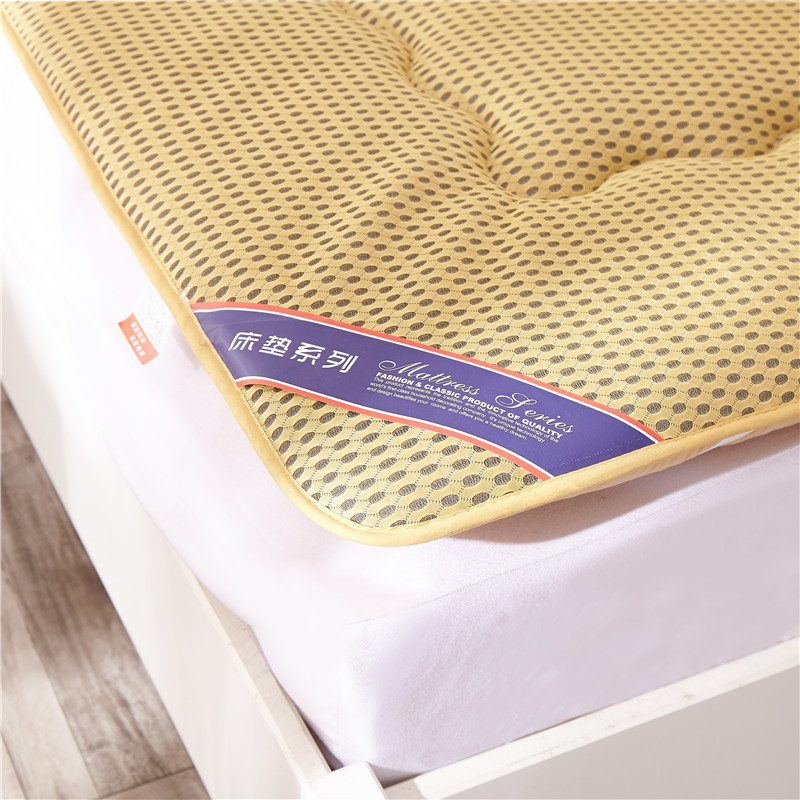 4D non-slip Thin section summer mattress student Double 1.5m ventilation Mattress Tatami fold 1.8 rice